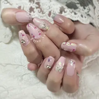 セミロング Kafuu Nailのネイルデザイン