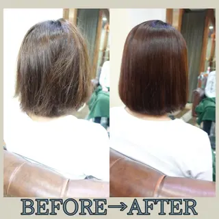 ミディアム 縮毛矯正＆髪質改善特化型サロン所属・髪質改善＆縮毛矯正 三上大地のヘアスタイル