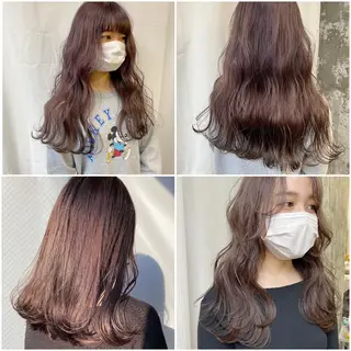 ミディアム カラー Piaコータロー ハイトーン&‪ボブのヘアスタイル