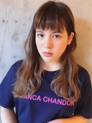 ロング HOODS hair salon所属・透明感カラー🌿ボブ ✨飛田　ケイのヘアスタイル