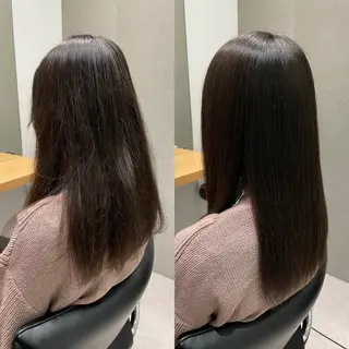 セミロング 髪質改善ヘアケア 艶髪特化/上田のヘアスタイル
