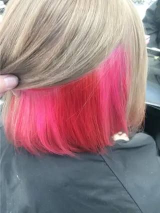 ショート ミディアム セミロング ロング カラー UNDER vr 【アンダーバー】のヘアスタイル