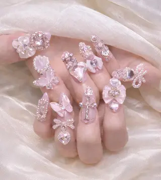 ネイル 西川口★長さ出し ★ワンホンネイルのネイルデザイン