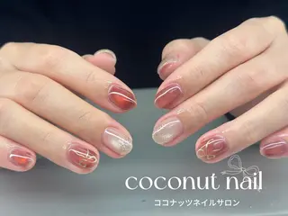 ネイル 神田 ココナッツのネイルデザイン