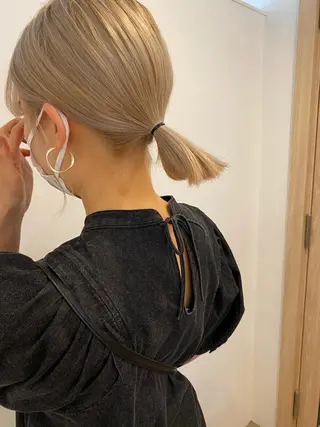 ミディアム カラー kakeru/ボブ パーマ/レイヤーのヘアスタイル