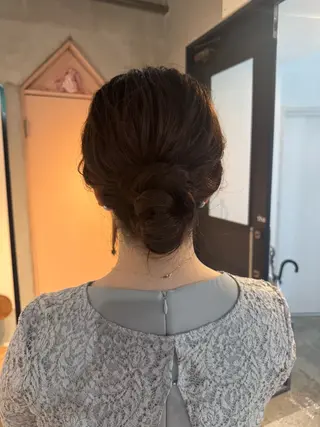 セミロング クキノケイカ /暖色カラーのヘアスタイル