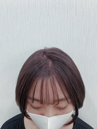 ショート カラー 🌿nudeカラー/ レイヤー/藤原🌿のヘアスタイル
