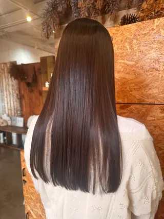 ロング カラー SEESOE所属・Abe Fuminaのヘアスタイル