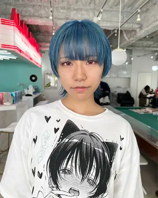 ミディアム 💥ウルフカット デザインあんな💥のヘアスタイル