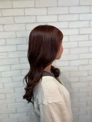 ロング カラー ヨシダ フミノリのヘアスタイル