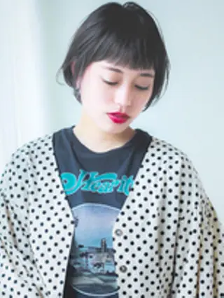 ショート カラー ボブ/大人ヘア k-two濱田のヘアスタイル