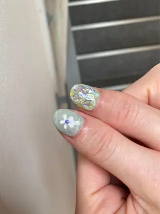 ネイル 草加ニュアンスネイル 🌚hersのネイルデザイン