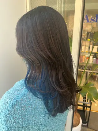 セミロング 森野美咲🇰🇷 レイヤー/顔周りのヘアスタイル