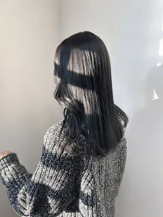 セミロング 伶風/ボブ/ ヘーゼルベージュのヘアスタイル