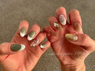 ネイル ヘアーサロン大野所属・nailsalon SWATiのネイルデザイン