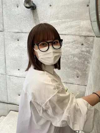 ミディアム カラー 心斎橋美容室 Junのヘアスタイル