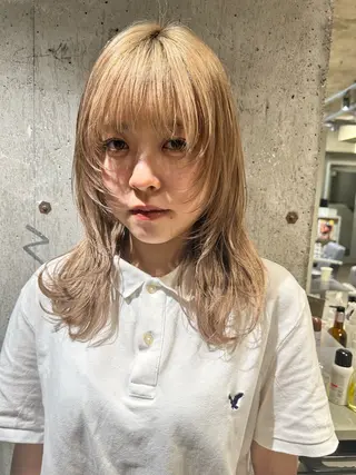 ミディアム レイヤーパーマ🪐 伽羅のヘアスタイル