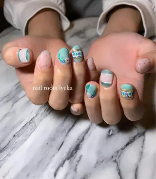 ネイル ﾈｲﾙﾙｰﾑﾘｯｶ 𝐦𝐚𝐲𝐮のネイルデザイン