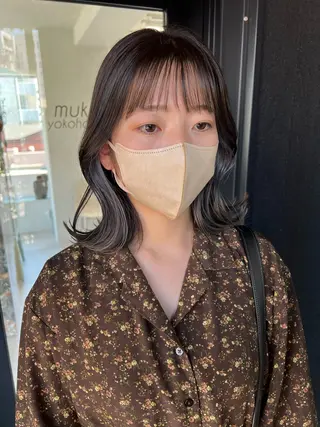 ミディアム カラー ダブルカラー🩰 CHIHIRO👒のヘアスタイル