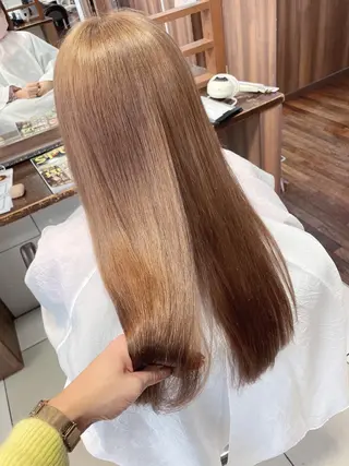 ロング カラー 福見 美保のヘアスタイル