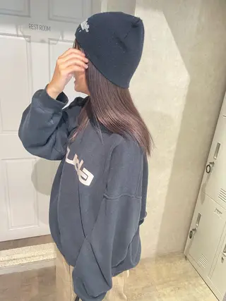 セミロング カラー ナチュラル透明感🌱 小山美樹子のヘアスタイル