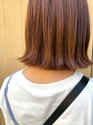 ミディアム カラー ハイライトが 得意なニキです😊のヘアスタイル