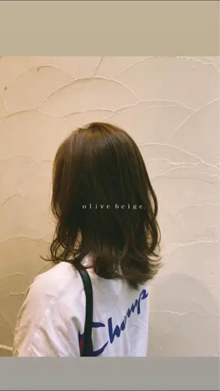 セミロング パーマ/名古屋パーマ / コデラ ナナホのヘアスタイル