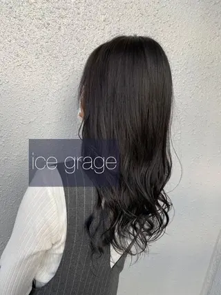 ロング カラー 後藤紗英/髪質改善 /オリーブベージュのヘアスタイル