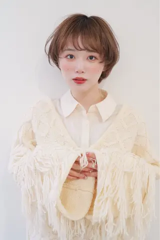 ショート カラー 髪質改善×大人可愛い 艶髪🫧ダイトのヘアスタイル