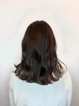 ミディアム 北島 遥香🫧インナ ー /ベージュカラーのヘアスタイル