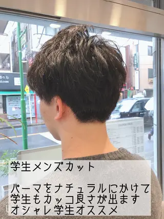 ショート パーマ ヘアアレンジ メンズ メンズパーマ特化/ KAORU/店長のヘアスタイル