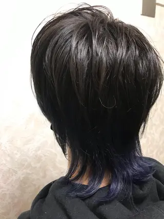 カラー メンズ ブリーチ/髪質改善/ レイヤー/YUTO‎のヘアスタイル