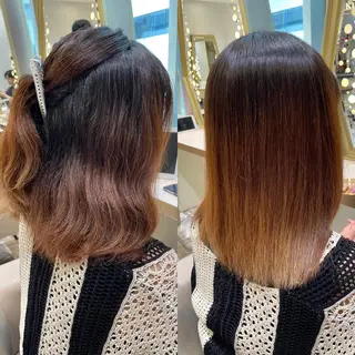 ミディアム 【乾かすだけの感動】 松田創太のヘアスタイル