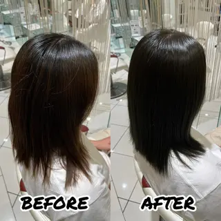 ミディアム 髪質改善美容師 鈴木のヘアスタイル