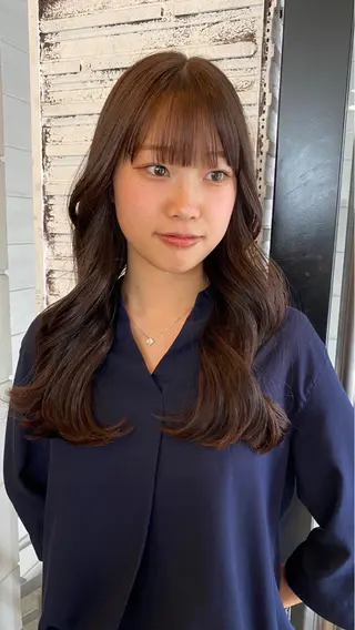 ロング カラー 酸性ストレート/ 髪質改善/イソヤトモのヘアスタイル