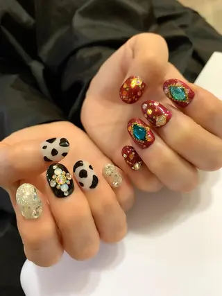 ネイル 木槿所属・吉冨 光恵のネイルデザイン