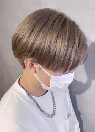 カラー メンズ YURI 🎀🫧のヘアスタイル