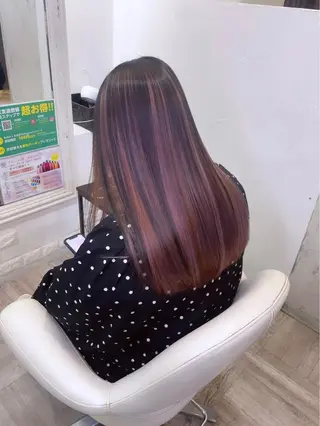 セミロング 縮毛矯正/髪質改善 主税巧一のヘアスタイル