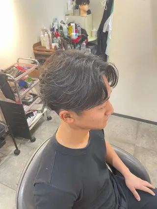 ショート パーマ メンズ Leggu所属・木田 智大のヘアスタイル