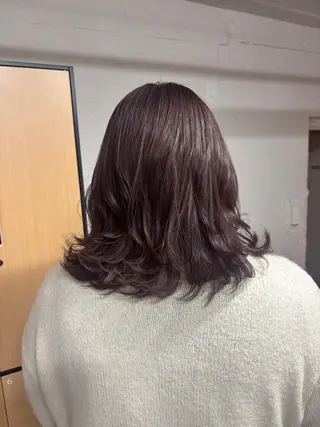 ミディアム カラー 🩵似合わせカット SEIRA🩵のヘアスタイル