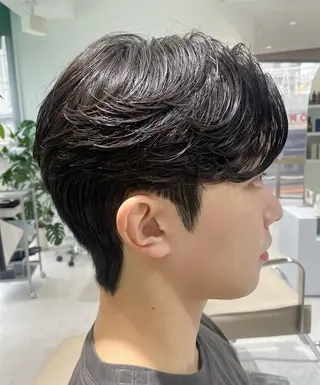 パーマ メンズ Kurume／ NORA UMEDAのヘアスタイル