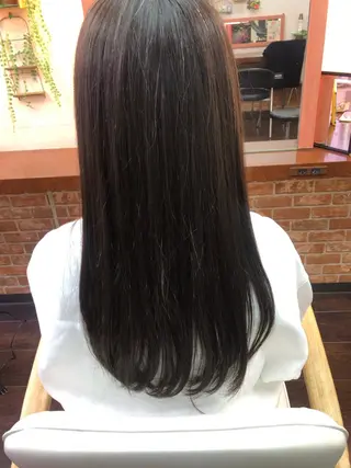 ロング パーマ 桧山 真のヘアスタイル