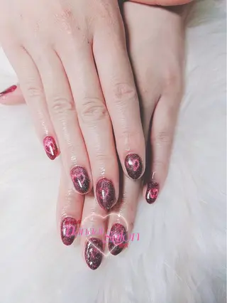 ミディアム Hanaai Salon新宿店のネイルデザイン