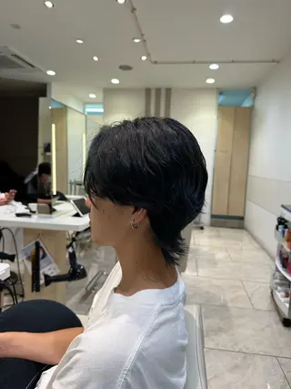 ミディアム カラー メンズ 波巻パーマ/毛流れ パーマ☘️りゅうせいのヘアスタイル