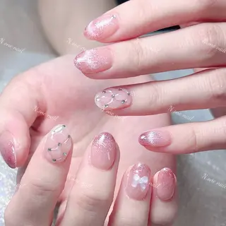 ネイル 長いだし/スカルプ/ パラシェルN.oneのネイルデザイン