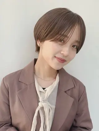 ショート カラー ダメージレス美容師 🌱水島侑理のヘアスタイル