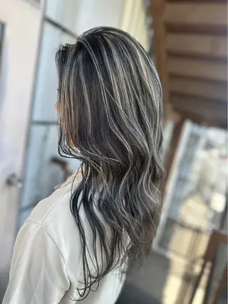 ロング カラー N/デザインカラー 🌿ナギのヘアスタイル