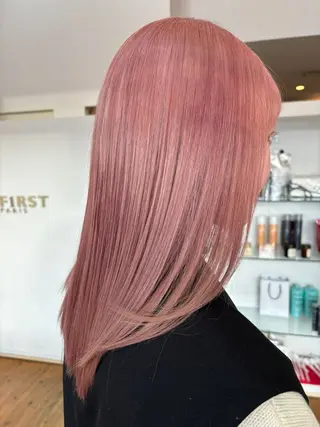 カラー コワファースト別府所属・ブリーチ/透明感 カラー/mizukiのヘアスタイル