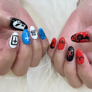 ミディアム ネイル 池袋痛ネイル Nok. 渡辺のネイルデザイン