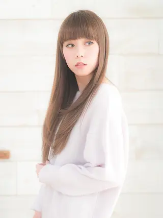 ロング カラー パーマ ヘアアレンジ メンズ 🍀髪質改善 ケアカラーrootsのヘアスタイル